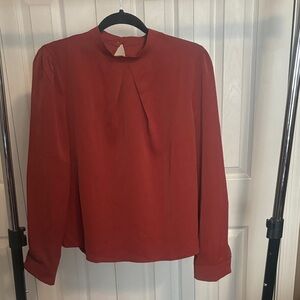 Elegant Red Women's Top